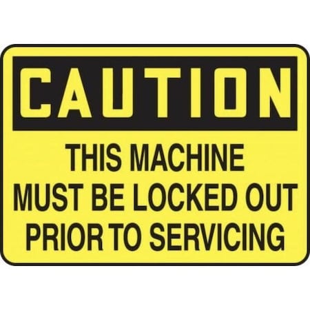 Accuform LOCKOUTTAGOUT SIGN 10 in X 14 in MLKT624XP MLKT624XP